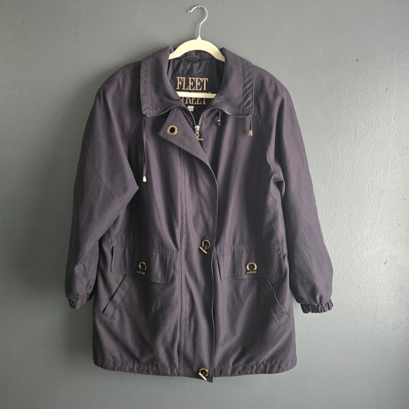 fleet street Jackets & Blazers - Fleet Street Women's Vintage Utility Jacket Large